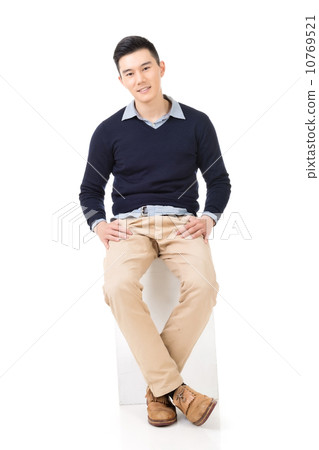 Asian guy sit Asian guy sit 10769521