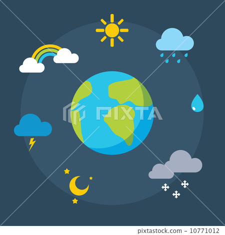 Vector weather icons 10771012
