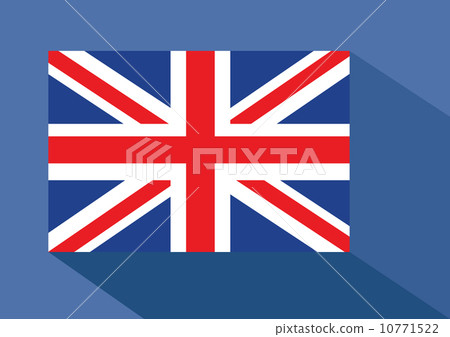 National flag of UK , the United Kingdom of Great Britain and No 10771522