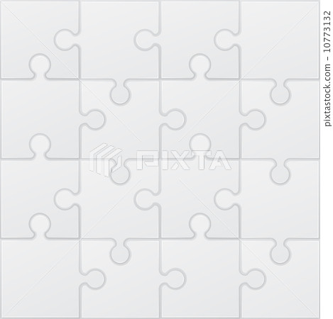 square puzzle vector illustration 10773132