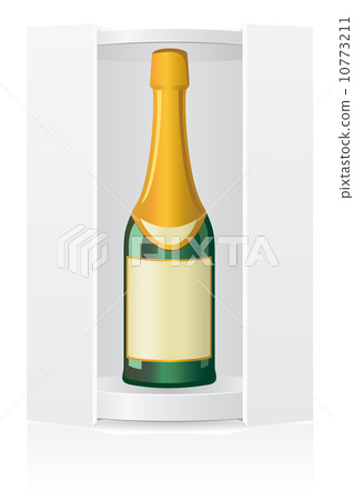 packing box for bottle vector illustration 10773211