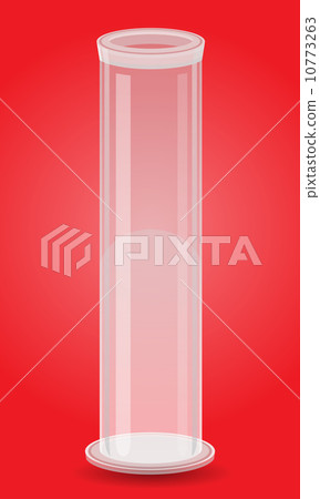 glass test tube vector illustration 10773263
