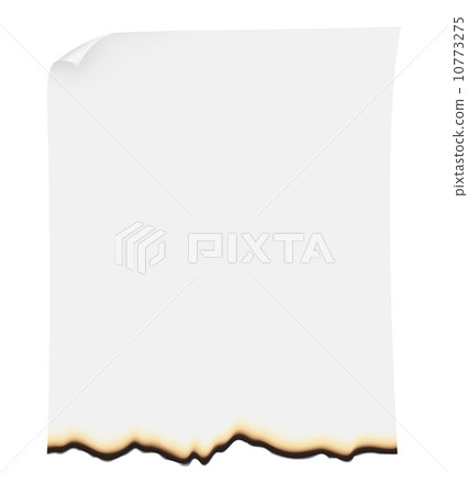burnt paper vector illustration 10773275