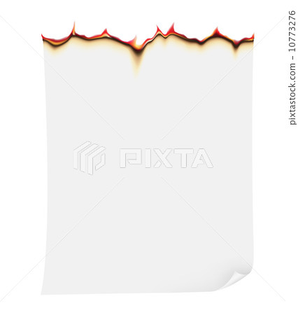 burning paper vector illustration 10773276