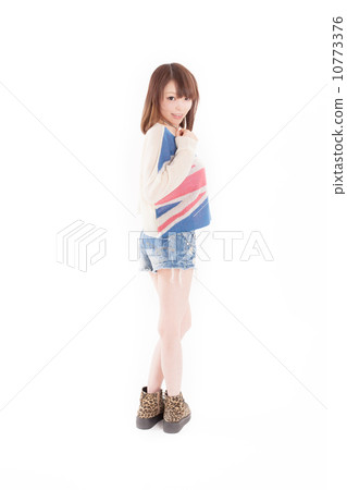 Slim and pretty girls making lovely poses with hot pants Slim and pretty girls making lovely poses with hot pants 10773376