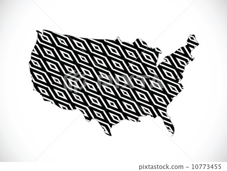 Map of USA in idea design 10773455