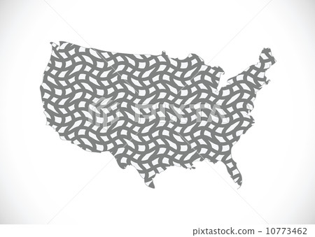 Map of USA in idea design Map of USA in idea design 10773462