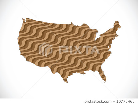 Map of USA in idea design Map of USA in idea design 10773463