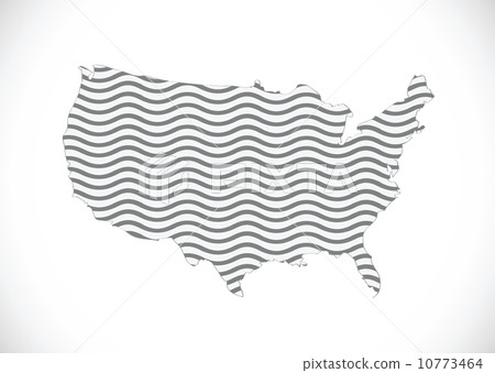 Map of USA in idea design Map of USA in idea design 10773464