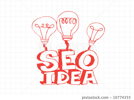 Bulb SEO Idea Search Engine Optimization concept design 10774355