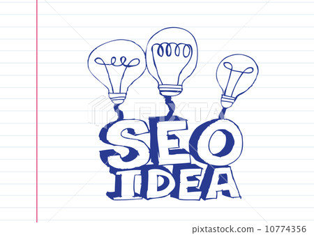 Bulb SEO Idea Search Engine Optimization concept design 10774356