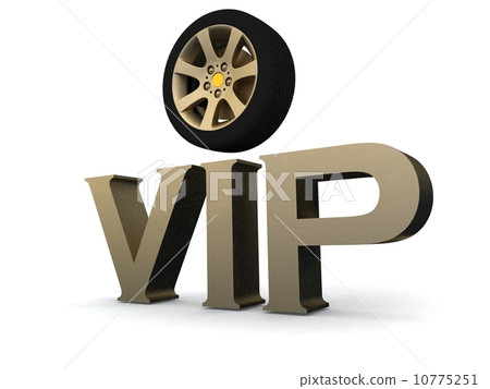 vip with a wheel - Stock Illustration [10775251] - PIXTA