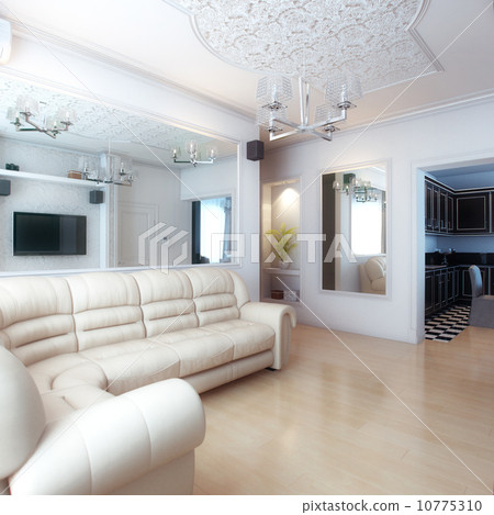 Living Room Interior Design With White Leather Sofa Living Room Interior Design With White Leather Sofa 10775310