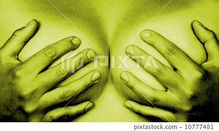 Hands covering breasts 10777481