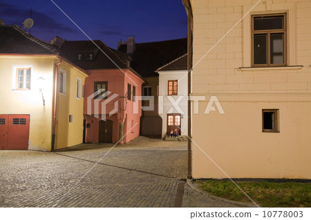 Illuminated Jewish town Illuminated Jewish town 10778003