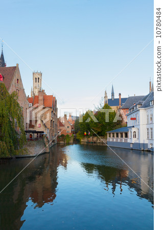 view of medieval Bruges view of medieval Bruges 10780484