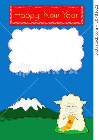 Green sheep embroidery Green sheep embroidery 10781022