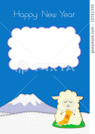 Winter sheep embroidery Winter sheep embroidery 10781350