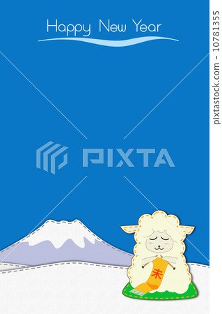 冬羊刺繡 10781355