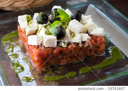 Appetizing greek salad Appetizing greek salad 10781607
