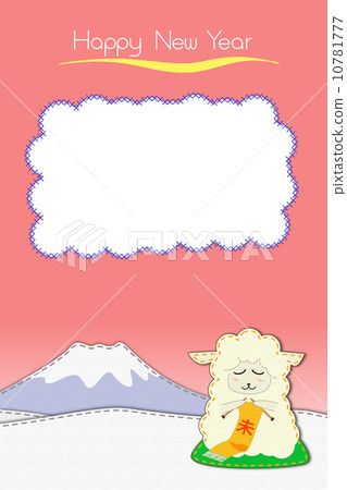 Winter sheep embroidery Winter sheep embroidery 10781777