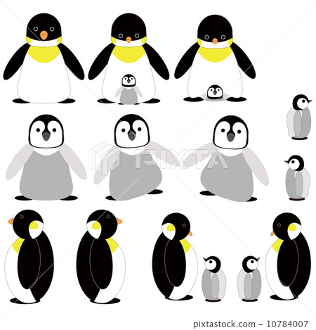 emperor penguin clipart black and white apple