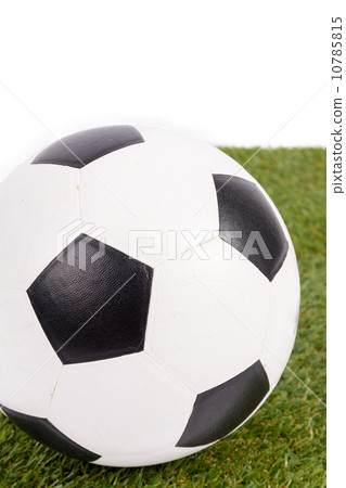 soccer ball on soccer field 10785815