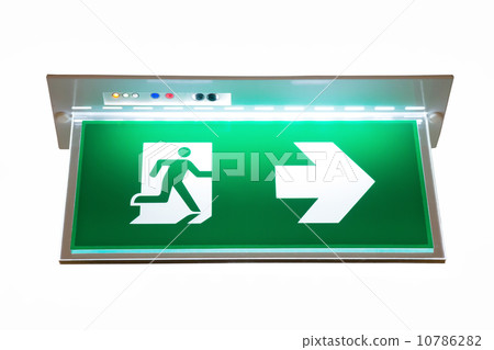 sign of emergency exit 10786282