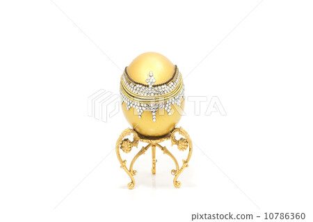 handmade golden egg wedding ring box 10786360