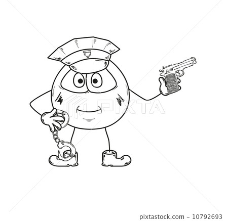 policeman sketch policeman sketch 10792693