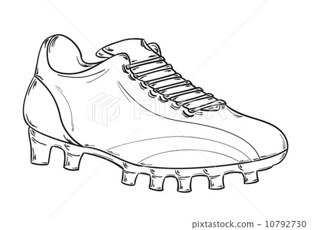 football boots sketch 10792730