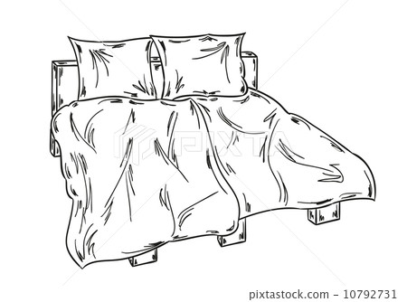 bed sketch 10792731