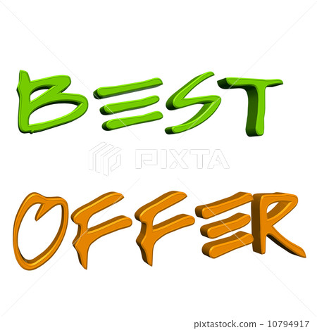 Three-dimensional inscription Best Offer Three-dimensional inscription Best Offer 10794917