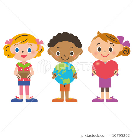 傳達和平，環境，自然的兒童 10795202