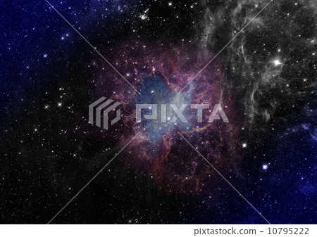 Star field in space and a nebulae 10795222