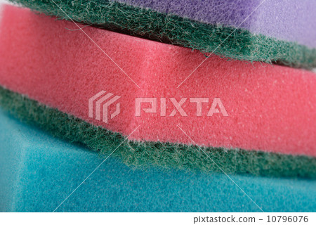 Some sponges for washing by close up 10796076