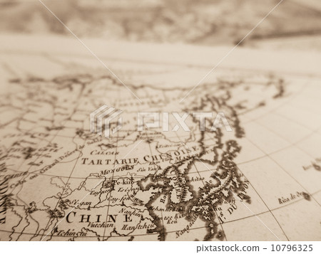 Old map Japan 10796325