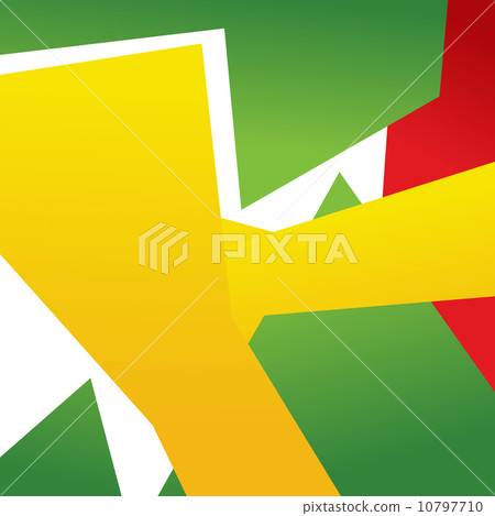 Abstract Brazil Colored Design - Stock Illustration [10797710] - PIXTA