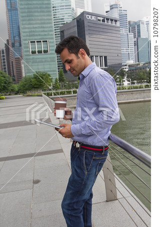 Casual asian guy in the city Casual asian guy in the city 10798207