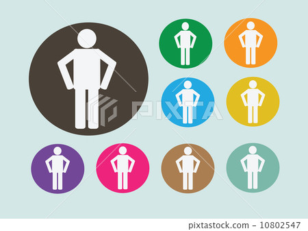 Pictograms people Man Icon Sign Symbol Pictogram 10802547