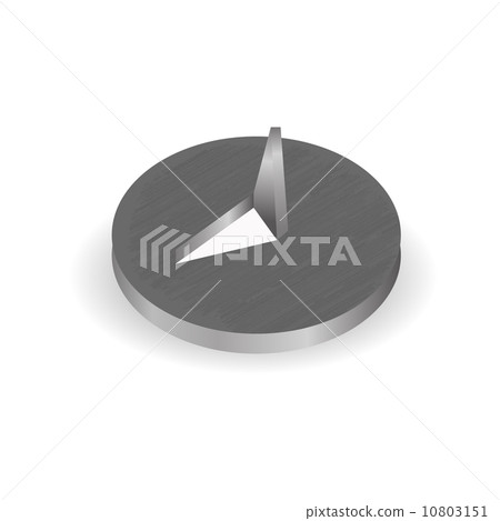 Drawing-pin isolated. Vector 10803151