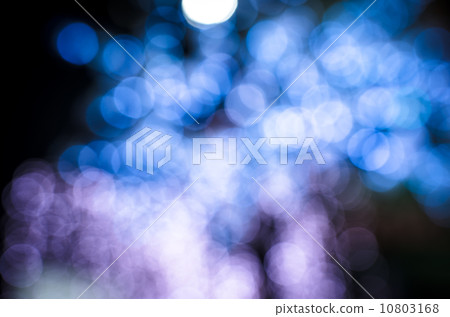 Photo of bokeh lights on black background 10803168