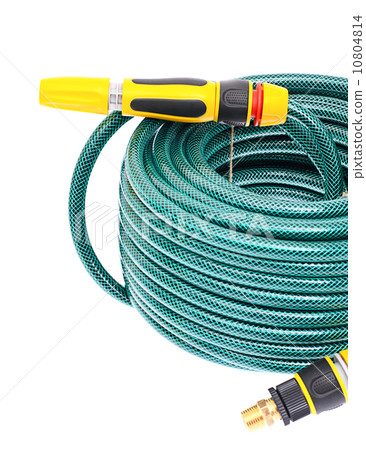 Garden Hose Isolated on White Background 10804814