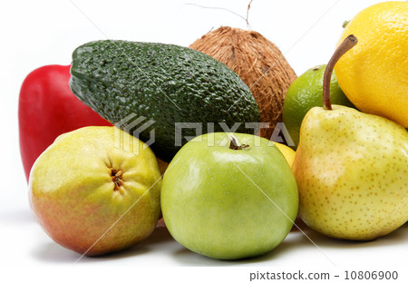 fruits isolated on a white background. fruits isolated on a white background. 10806900