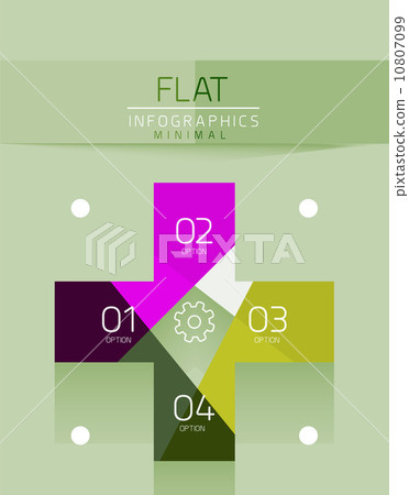 Vector flat design infographics concept - Stock Illustration [10807099 ...