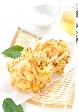 Prawn shrimp and vegetables 10807154