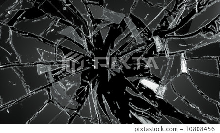 Pieces of destructed Shattered glass Pieces of destructed Shattered glass 10808456