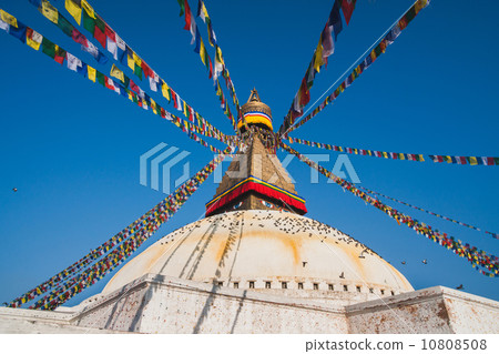 Boudhanath stupa in Kathmandu Boudhanath stupa in Kathmandu 10808508