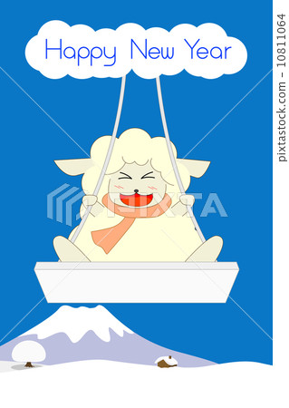 Sweep of winter sheep Sweep of winter sheep 10811064