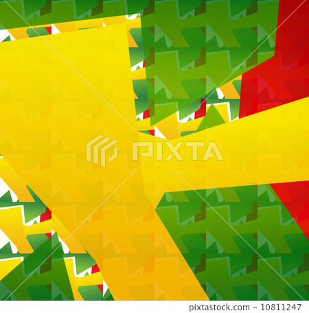 Abstract Brazil Colored Design - Stock Illustration [10811247] - PIXTA